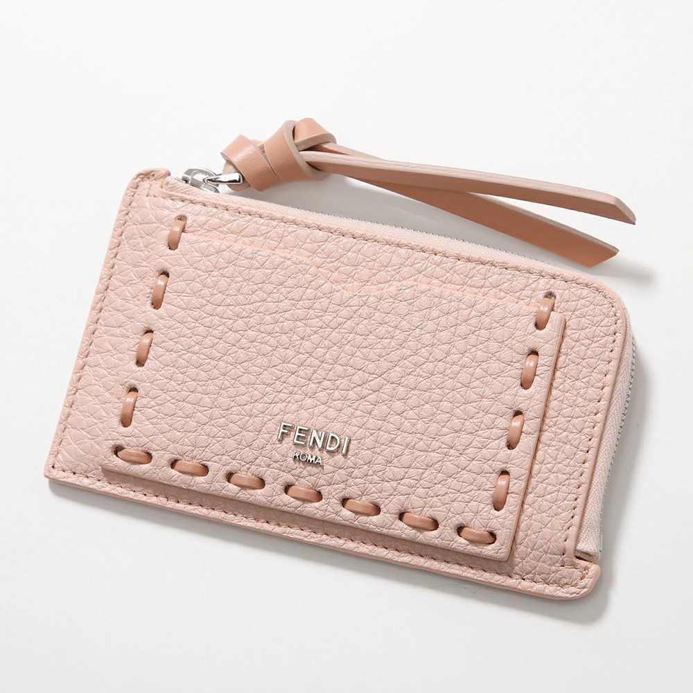 Fendi PEEKABOO coin case Wallet AURN Card Fragment Leather Wallet